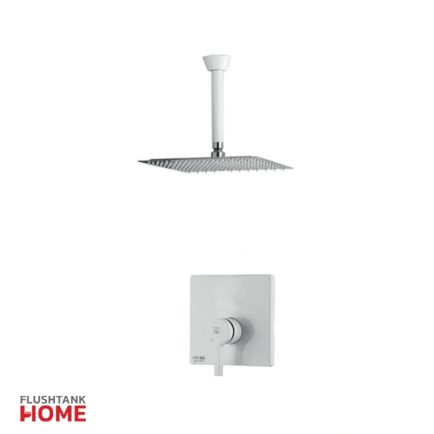 شیر حمام آوا تیپ 1 توکار رنگ سفید کی دبلیو سی-kwc