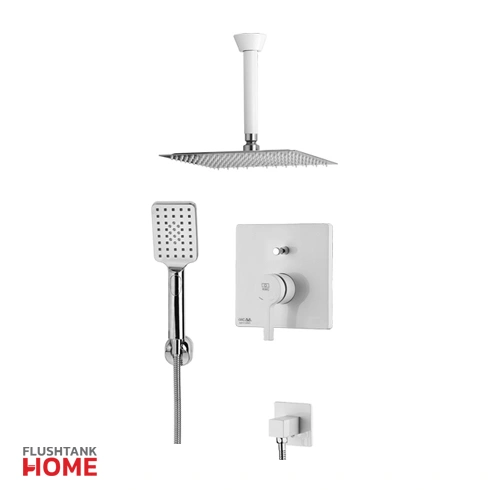 شیر حمام آوا تیپ 3 توکار رنگ سفید کی دبلیو سی-kwc