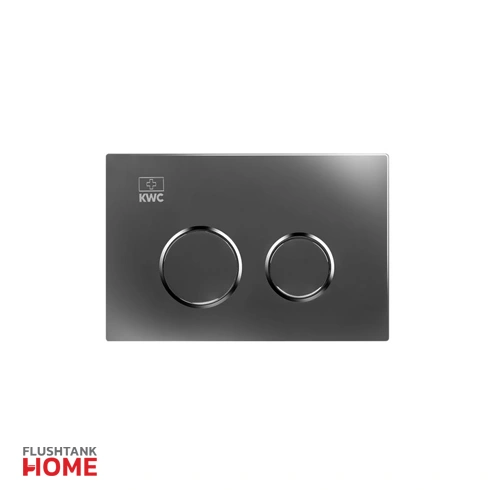 کلید دایره ای فلاش تانک کروم مات کی دبلیو سی