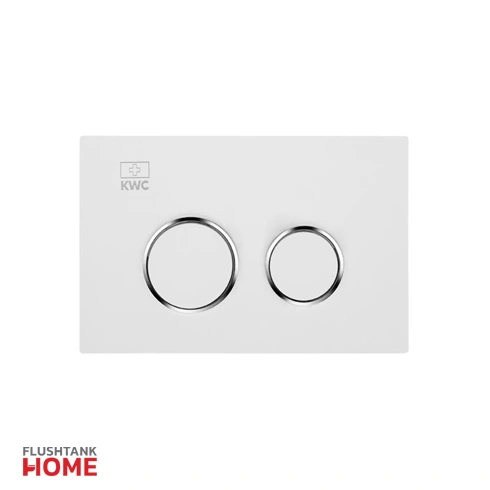 کلید دایره ای فلاش تانک سفید کی دبلیو سی