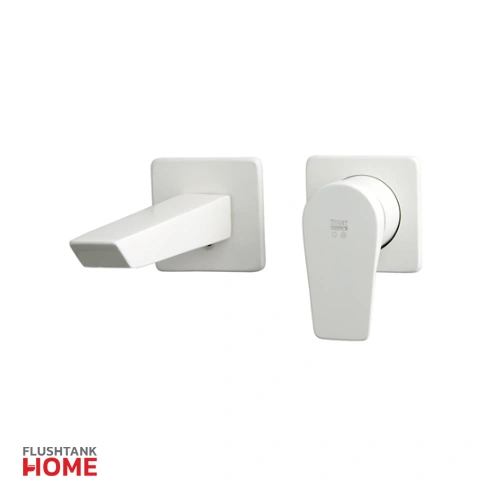 شیر روشویی ورونا تیپ 2 توکار رنگ سفید کی دبلیو سی-kwc