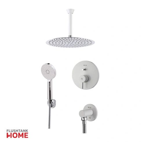 شیر حمام زو تیپ 3 توکار رنگ سفید کی دبلیو سی-kwc